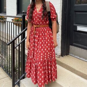 Anthropologie Smocked Maxi Dress